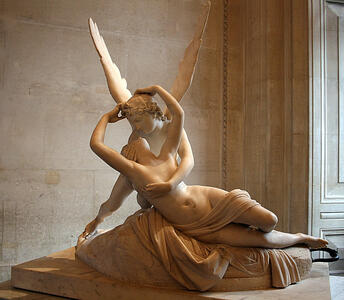 psyche revived by cupid's kiss antonio canova (1787-1793)